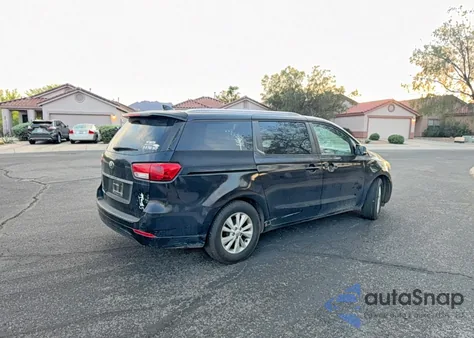 2015 Kia Sedona Lx z USA, uszkodzony, nr VIN KNDMB5C11F6072733